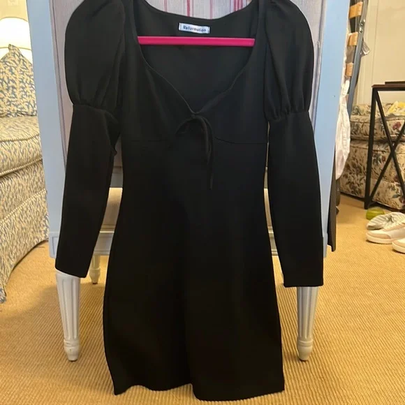 juliet velvet mini dress - black product info and reviews Short Blue Velvet Homecoming Dress with Lace-Up Back Red / 1 main image 0